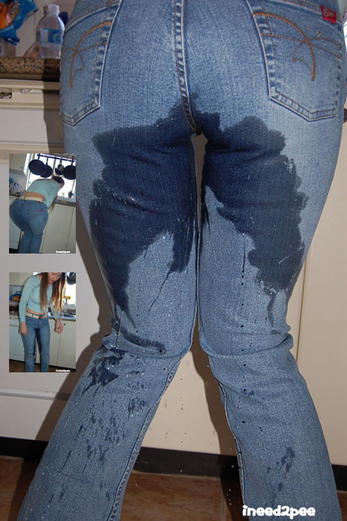 Girls pissing in jeans porn videos