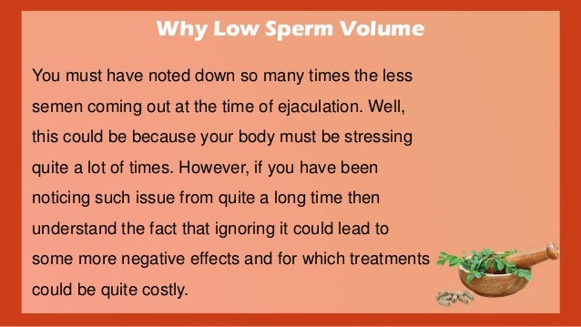Low sperm treatment volume