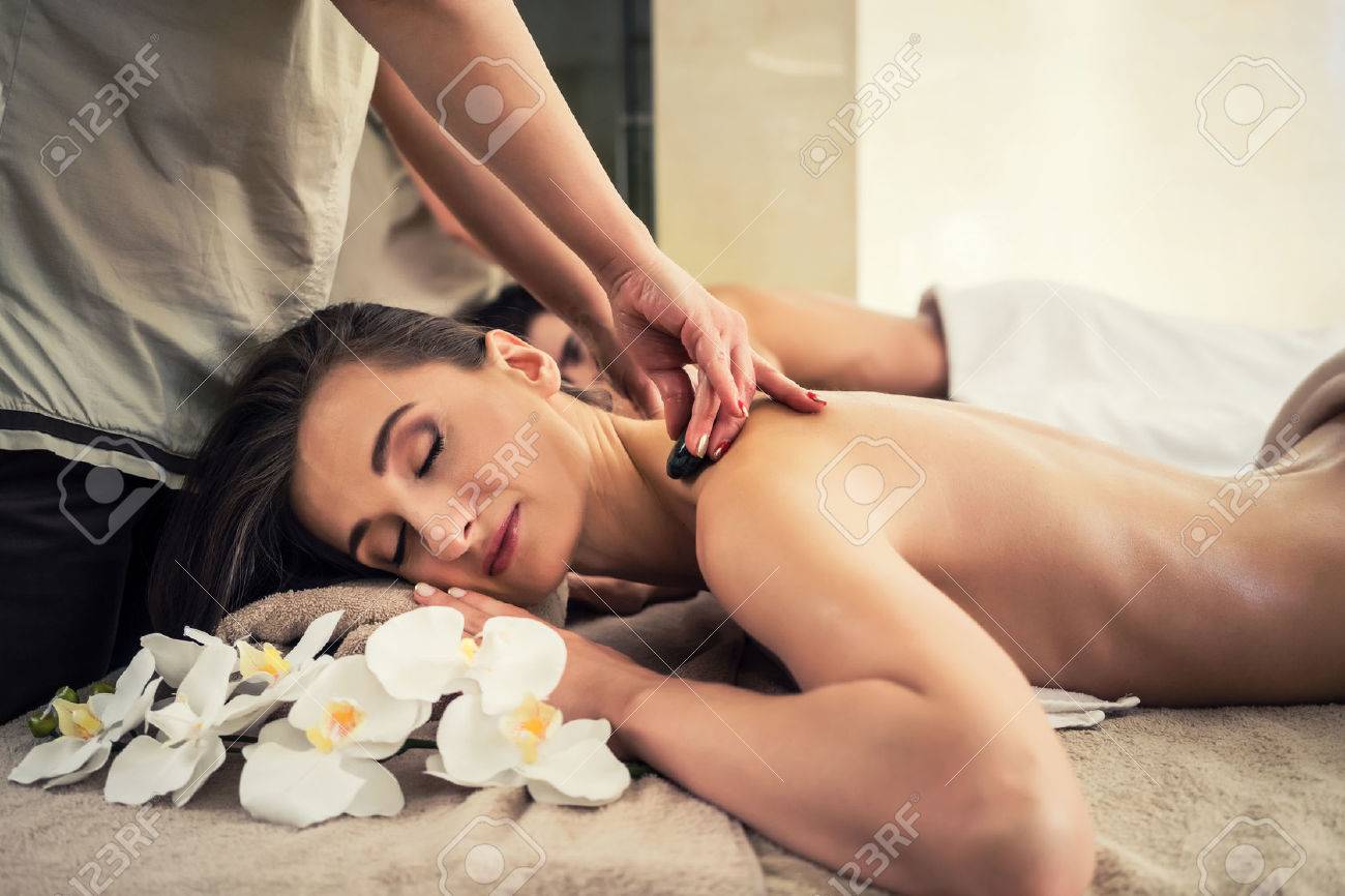 Massage with hot girl