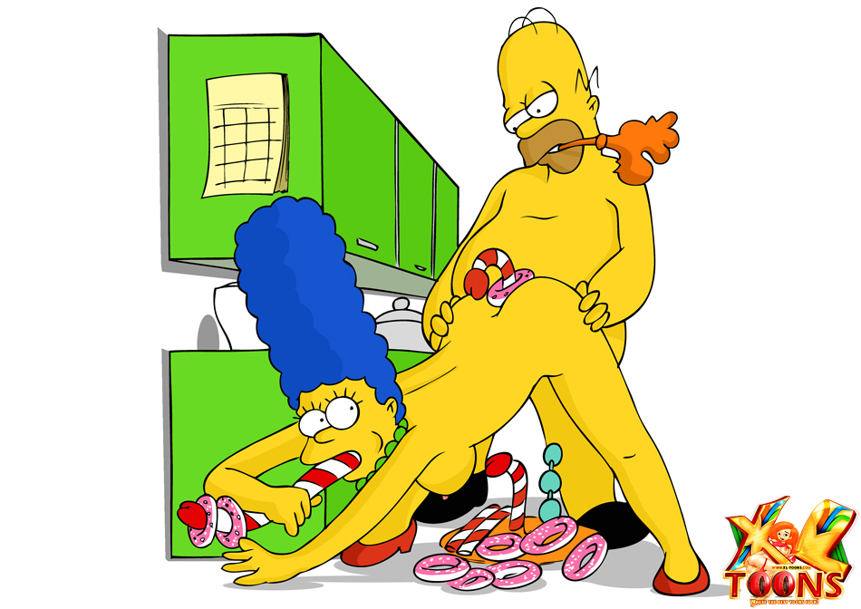 Marge simpson captions breast porn