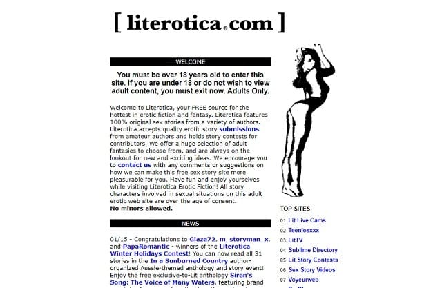 Literoticia stories and pictures