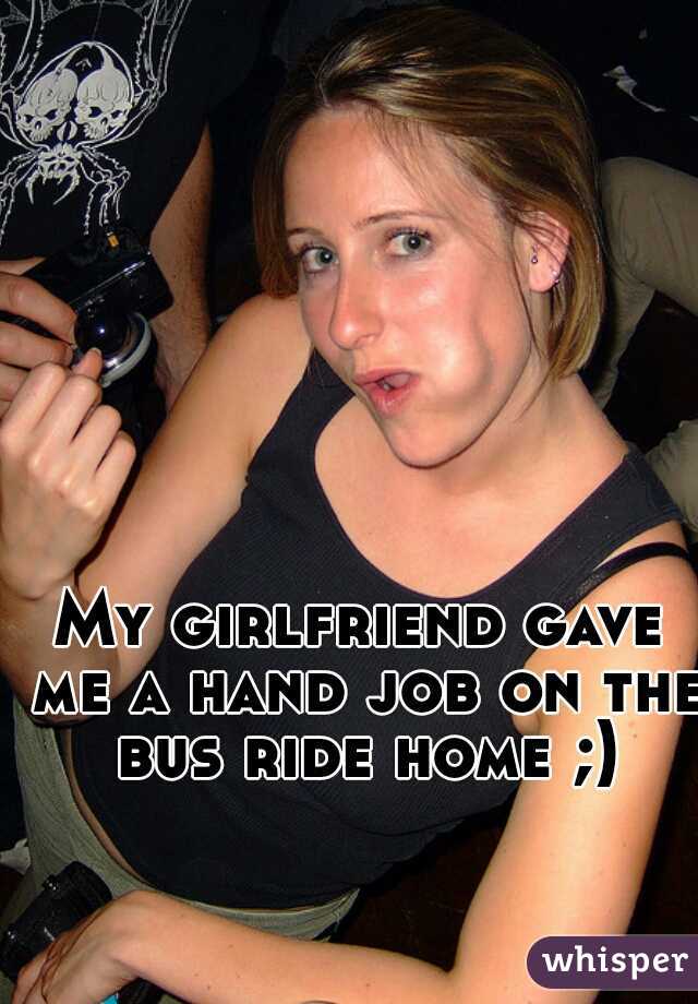 My girlfriend gave me a handjob
