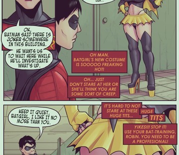 Devilhs ruined gotham batgirl loves robin